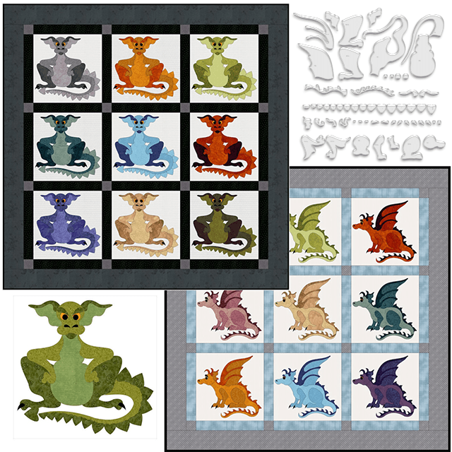 Dragon Template Ruler Set-With PDF and Instructions