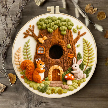 Autumn Forest Embroidery Kit