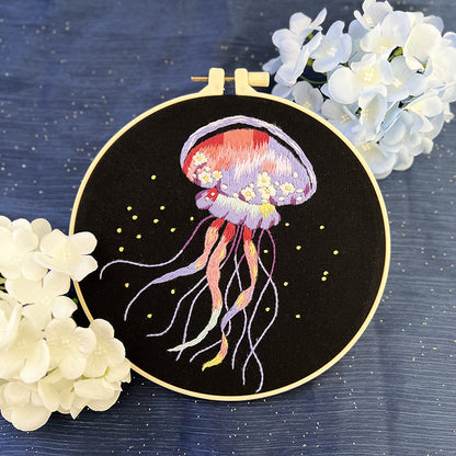 Ocean Jellyfish - Themed DIY Embroidery Kits