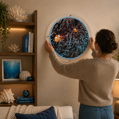 Hangable Acrylic Puzzle | Anemone Flow