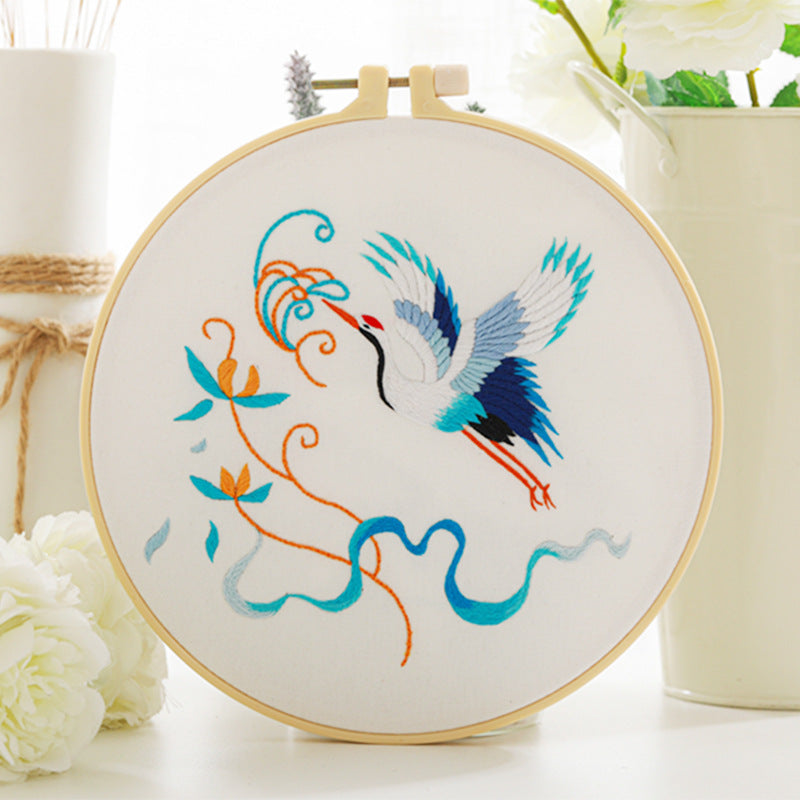 Flowers and birds -Themed DIY Embroidery Kits