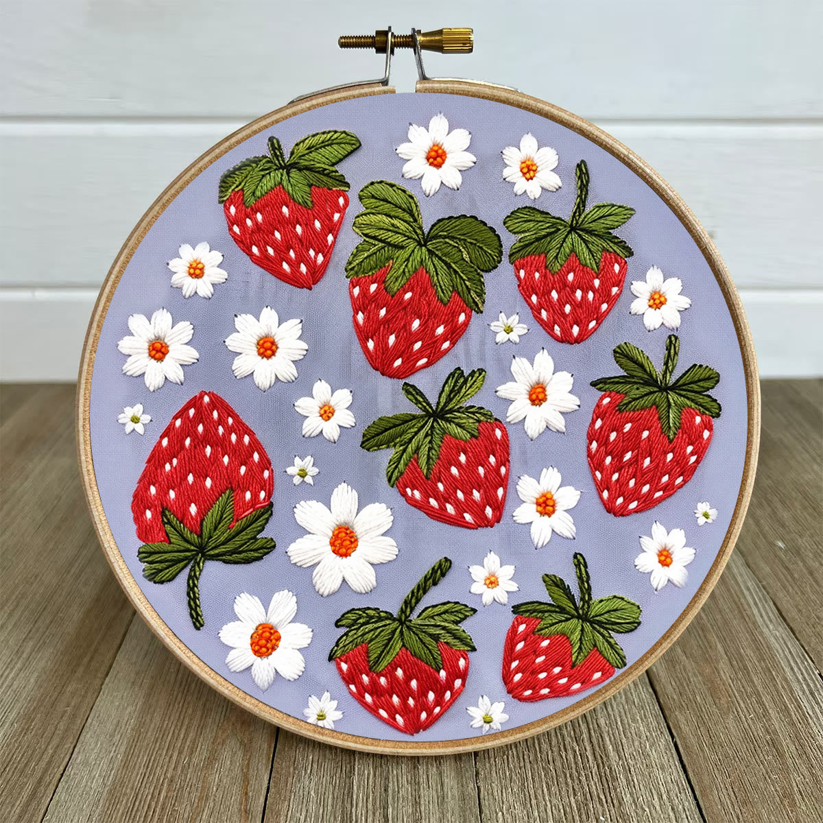 Rubbyoo Embroidery Kit- Sweet Strawberries