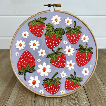 Rubbyoo Embroidery Kit- Sweet Strawberries