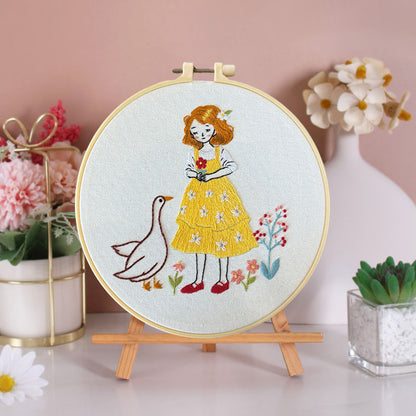 Whimsical Pastoral Embroidery Kit