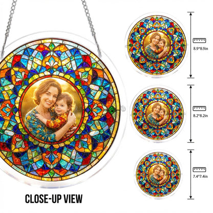 Personalized Acrylic Suncatcher - Halo of Devotion