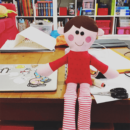 Kristy The Elf Toy Sewing Templates - With Instructions