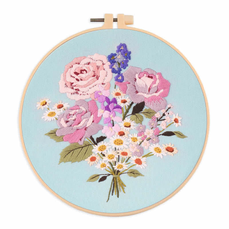 Rubbyoo Embroidery Kit - Bouquet
