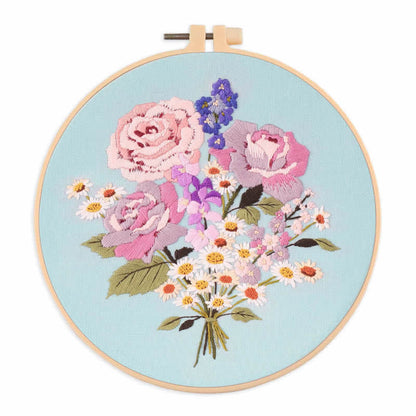 Rubbyoo Embroidery Kit - Bouquet