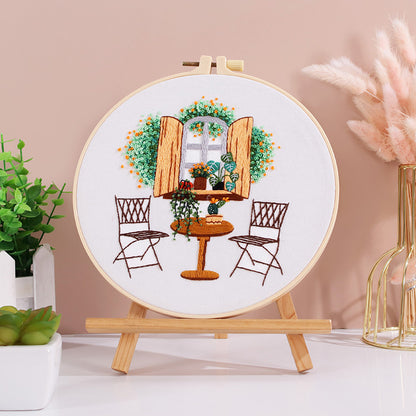 Cozy Courtyard - Themed DIY Embroidery Kits