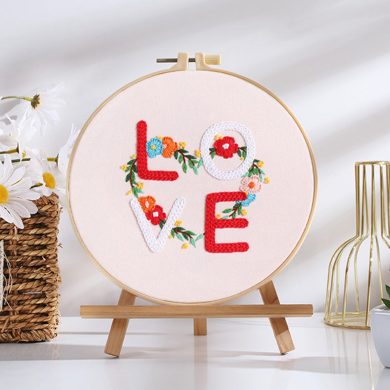 Love Blossoms Embroidery Kit: A Celebration of Creativity and Connection