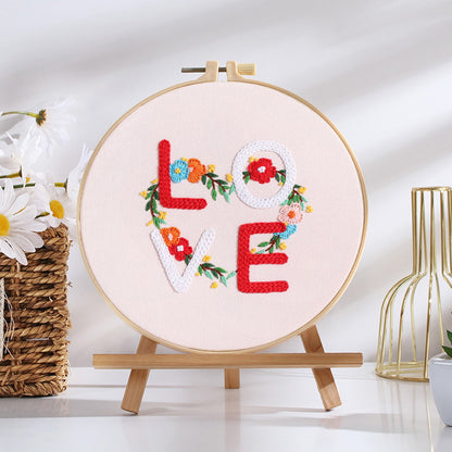 Love Blossoms Embroidery Kit: A Celebration of Creativity and Connection