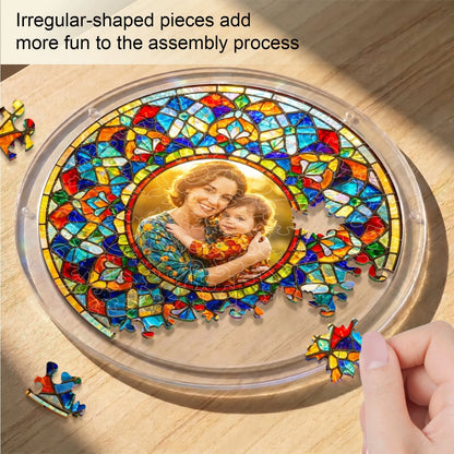 Personalized Acrylic Suncatcher - Halo of Devotion