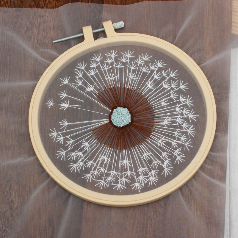 Delicate Floral Embroidery Kit: Craft Your Nature-Inspired Masterpiece
