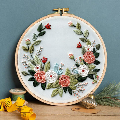Rubbyoo Embroidery Kit- Christmas Winter Garland