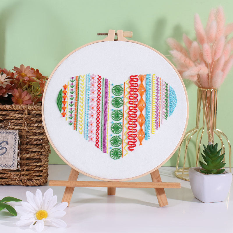 Rainbow Embroidery Kit for Beginner
