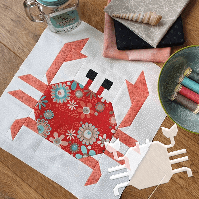 Feeling Crabby Quilt Patterns Ruler - With Instructions