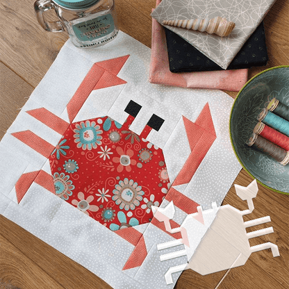 Feeling Crabby Quilt Patterns Ruler - With Instructions