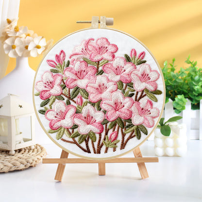 Azalea Blossom Embroidery Kit