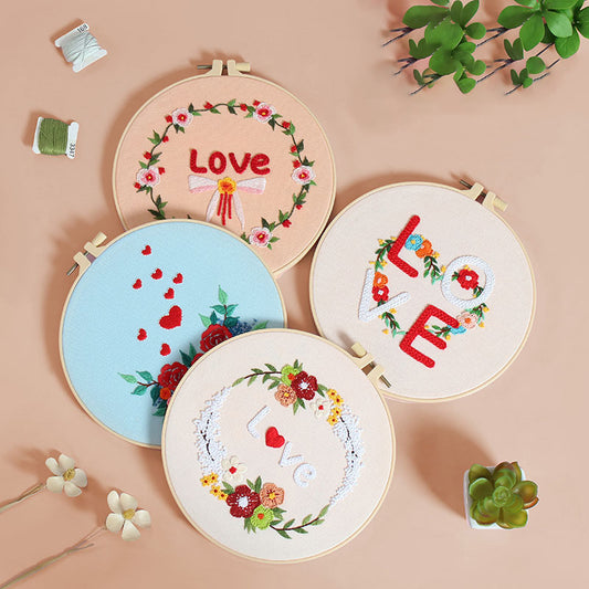 Love Blossoms Embroidery Kit: A Celebration of Creativity and Connection