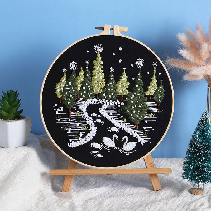 Winter Night - Themed DIY Embroidery Kits