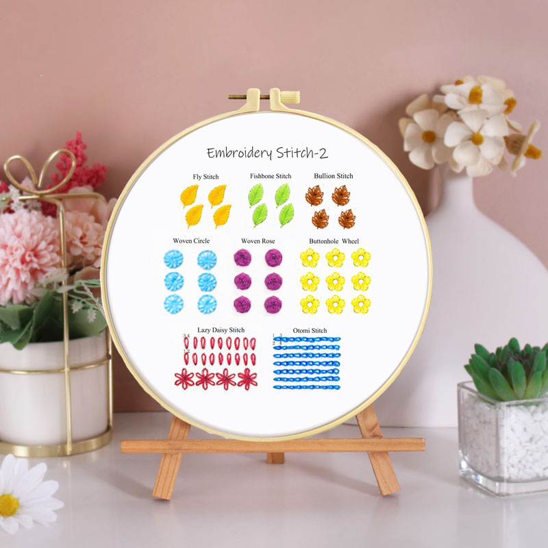 Beginner Kit for Embroidery Stitches