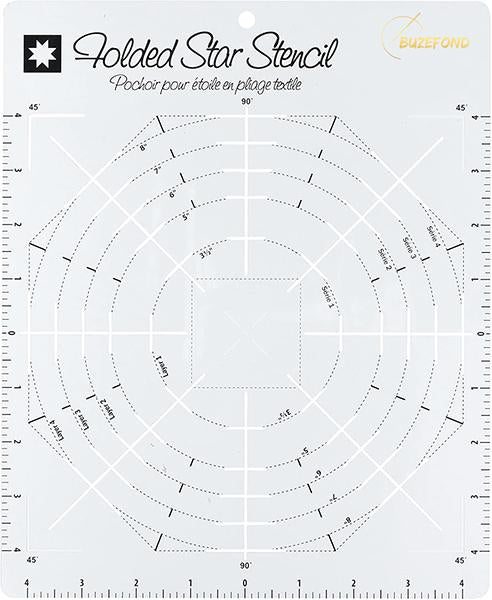 Folded Star Guide Stencil