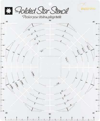 Folded Star Guide Stencil