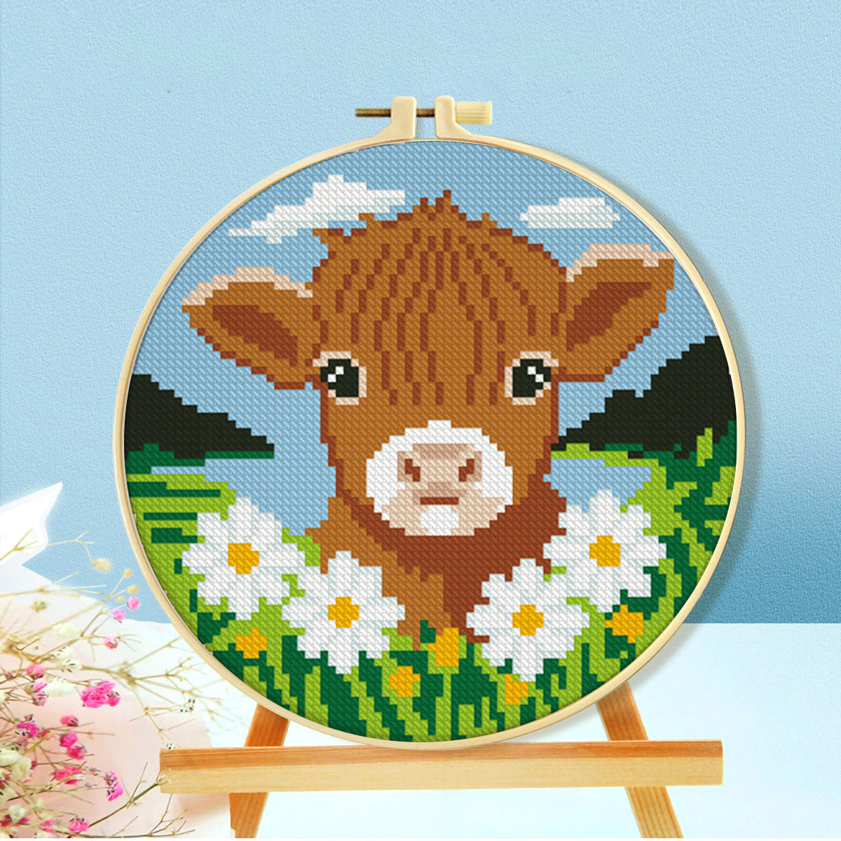 Cute Animal Friends Embroidery Kit