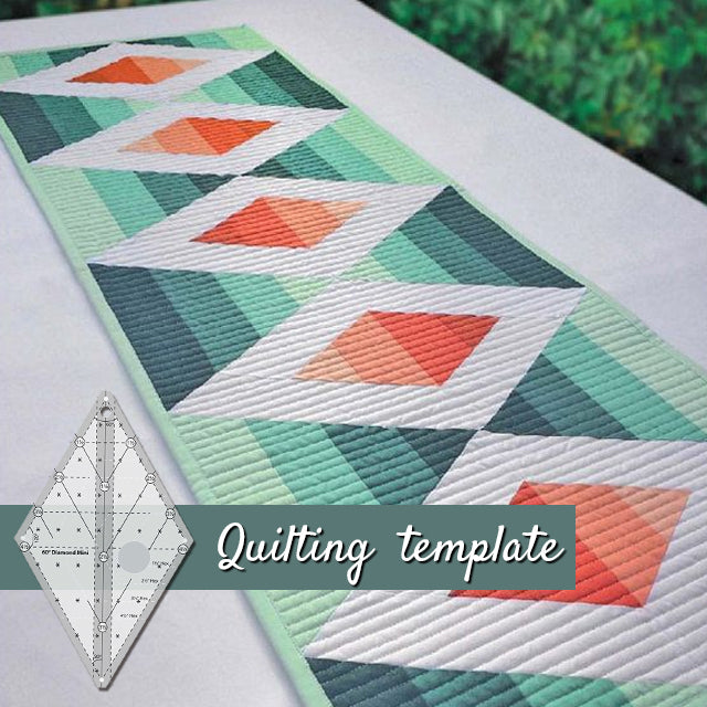 60 Degree Diamond Mini Ruler- With Instructions