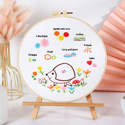 Beginner’s Cute Motif - Themed DIY Embroidery Kits