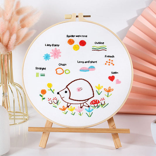 Beginner’s Cute Motif - Themed DIY Embroidery Kits