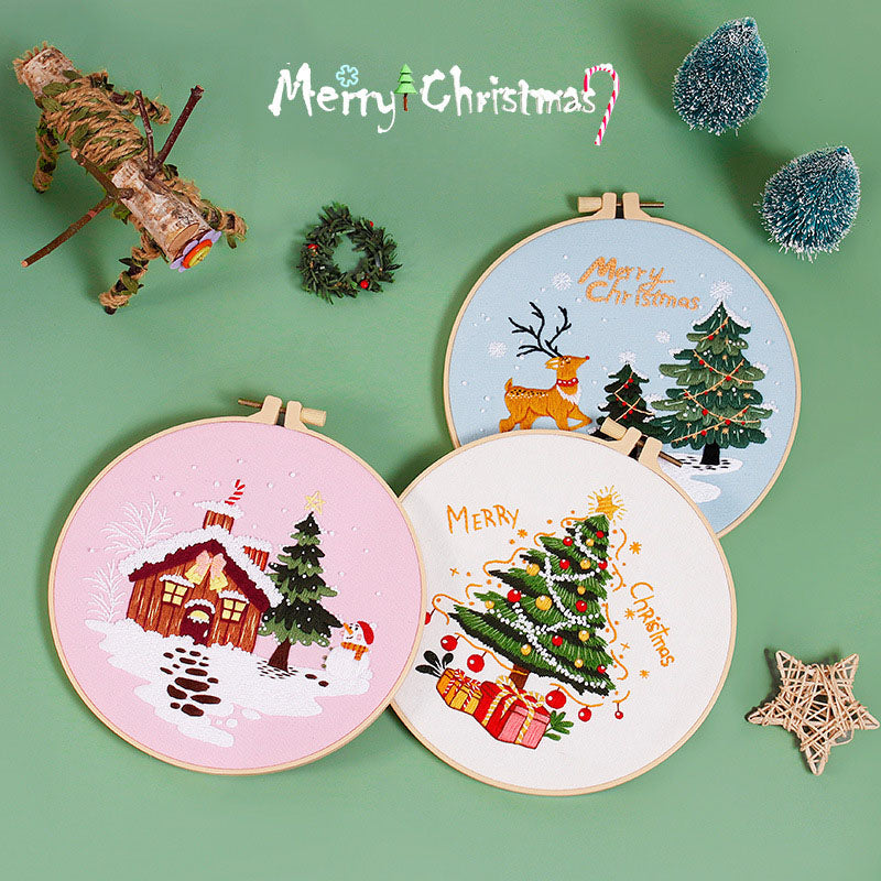 Merry Christmas - Themed DIY Embroidery Kits