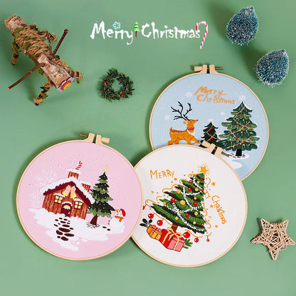 Merry Christmas - Themed DIY Embroidery Kits