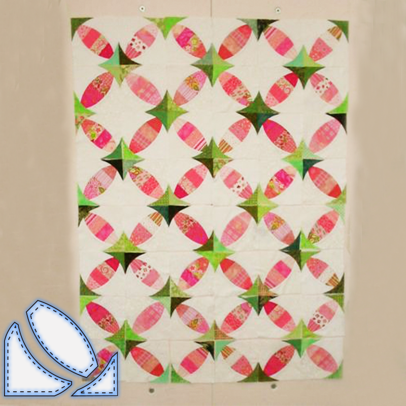 Victor's Bouquet Quilt Template Set- With Instructions