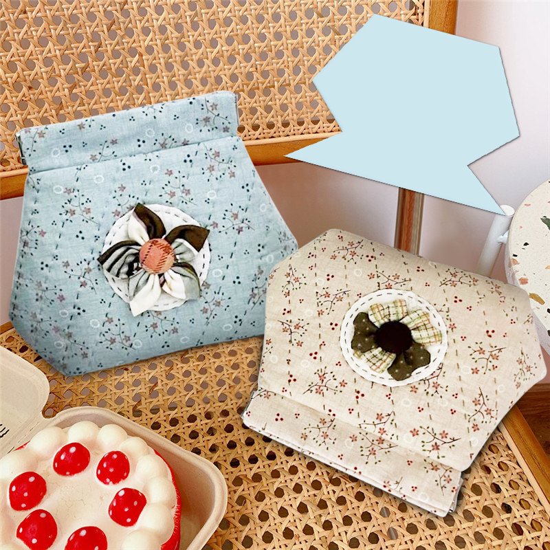 DIY Quilt Flex frame pouch -Includes Tutorial + Template