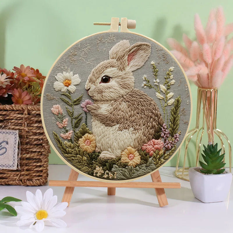 Bunny Blossom Embroidery Kit