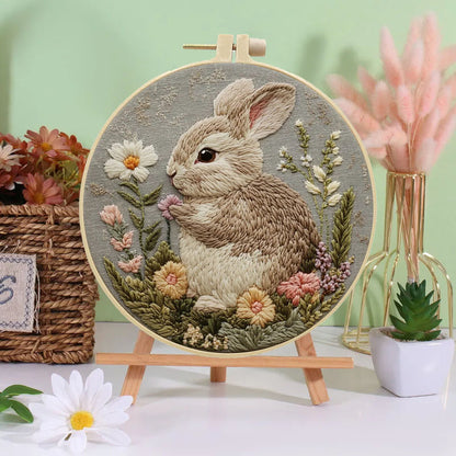 Bunny Blossom Embroidery Kit