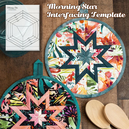 Morning Star Interfacing Template- With Instructions