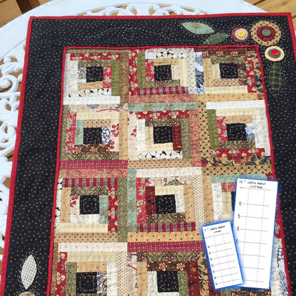 Log Cabin Maker Template Set- With Instructions