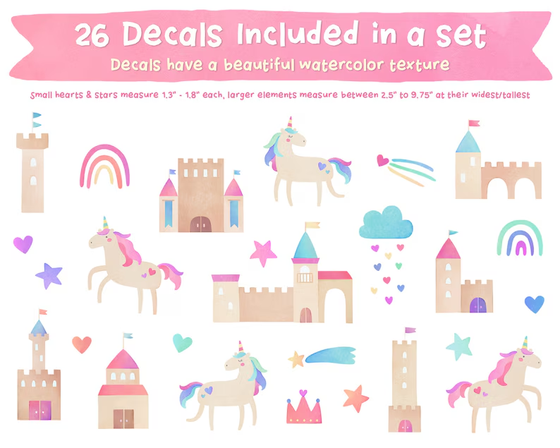 20 Sheets/Set Reusable and Removable Wall Stickers - Home Decoration