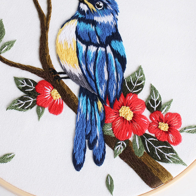 Birds in Bloom DIY Embroidery Kit