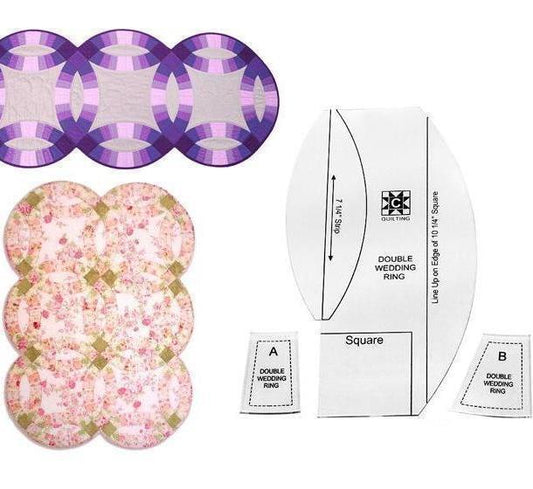 Premium Easy Double Wedding Ring Template Set