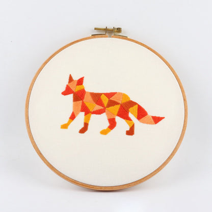 Geometric Animal - Themed DIY Embroidery Kits