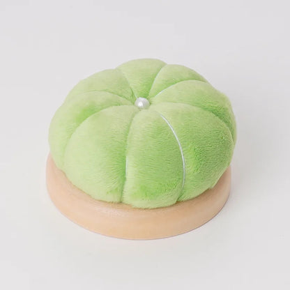 Wooden Pumpkin Pin Cushion