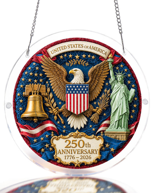 Acrylic Jigsaw Puzzle Suncatcher - Glory of America