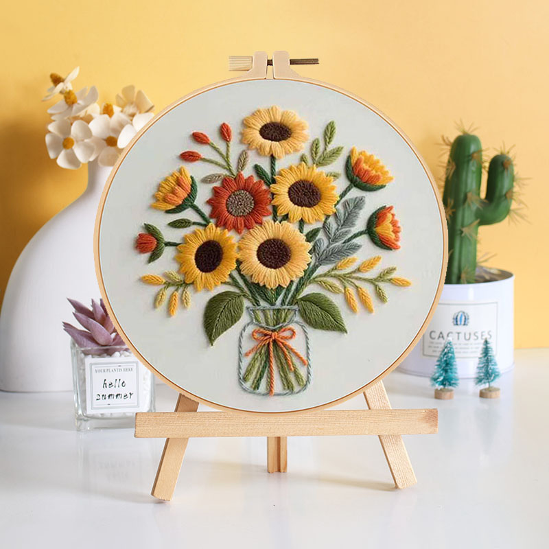 Sunflower Sunshine - Themed DIY Embroidery Kits
