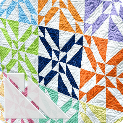 Classic & Vintage – Gretchen Quilt Template Set (3PCS) - With Instructions