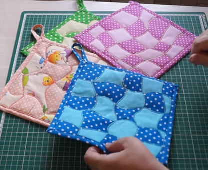 Woven Patchwork Quilt Template