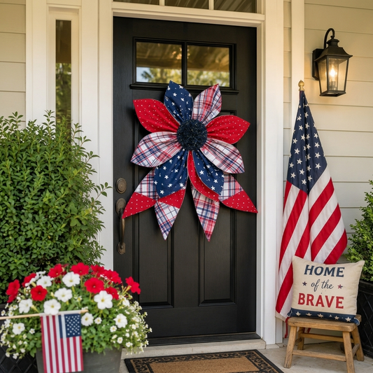 《The Heritage Bloom》Custom Wreath & Bow Sewing Template Set - With Instructions