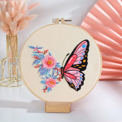 Butterfly & Bloom - Themed DIY Embroidery Kits